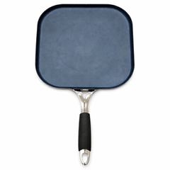 Square Non-Stick Griddle Pan with Induction Base | Premium Aluminum Grill Pan for Pancakes, Sandwiches & BBQ