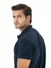 Navy Blue Regular Fit Polo Shirt