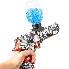 Electric Gel Blaster Toy Gun with Graffiti Design – Water Bead Shooter for Kids & Teens