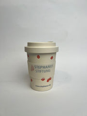 EcoSip Natural Bamboo Fiber Coffee Cup with Lid – Reusable & Eco-Friendly