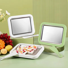 Rolled Ice Cream Maker Pan – DIY Frozen Yogurt & Dessert Plate with Scrapers