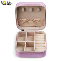 Pink Travel Jewellery Case