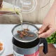 Stainless Steel Oil Filter Pot with Fine Mesh Strainer