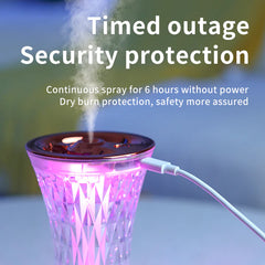 Aroma Air Humidifier 270ml – USB-Powered Ultrasonic Diffuser for Home & Office