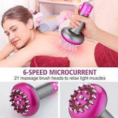 Rechargeable Body Shaping Massager – Heating & Vibration Therapy for Fat Burn, Detox & Relaxation