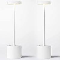 LED Rechargeable Touch Table Lamp – Sleek Metal Design