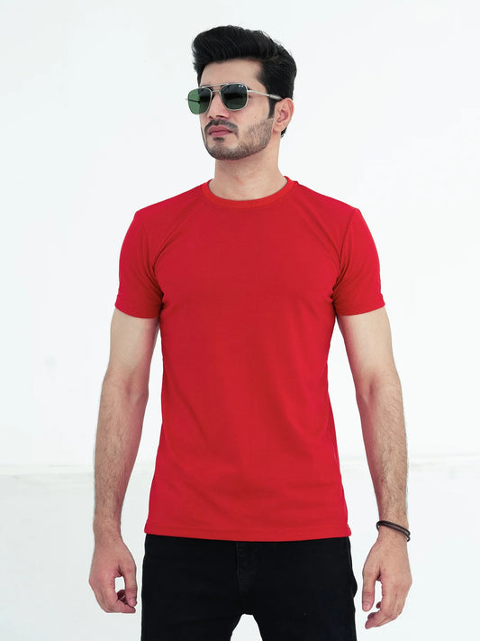 Red Regular Fit T-Shirt