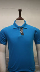 Turkish Blue Polo Shirt For Men