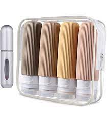 Silicone Travel Toiletry Bottles Set – Leakproof & TSA Approved