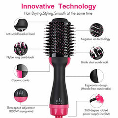 3 in 1 One Step Hot Air Brush (Straightener, Dryer, Curler)