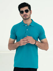 Pack of 3 - Polo Shirt For Men (Dark Grey, Sea Green, Foan)