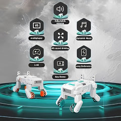 Smart Robotic Dog with Dual Large-Capacity Batteries – Interactive Toy with Long-Lasting Power
