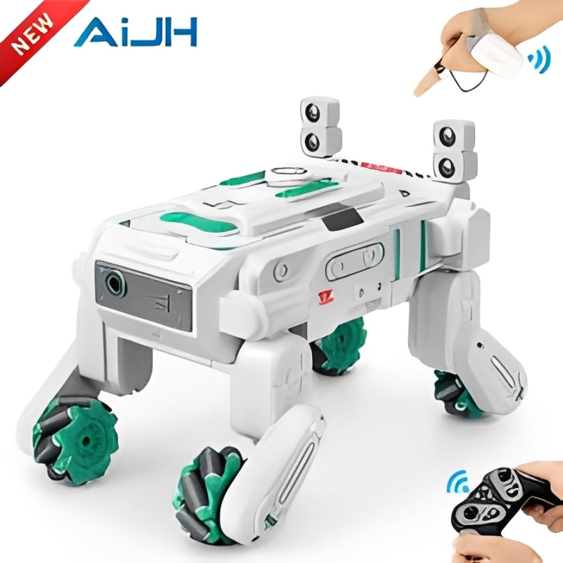 Smart Robotic Dog with Dual Large-Capacity Batteries – Interactive Toy with Long-Lasting Power